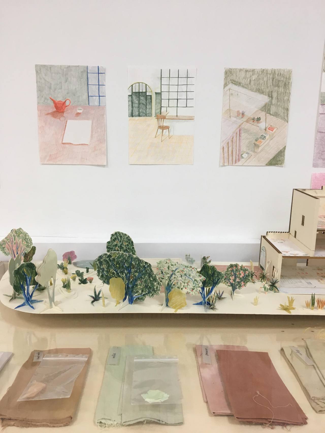 Lucile Cornet-Richard, jwá (arbre en bambara), Grand projet en Architecture intérieure, 2020, ph. Béryl Libault.