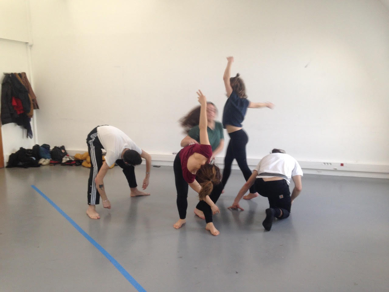 Workshop « Performance : conscience du corps en action » à l’Ensad, mars 2019